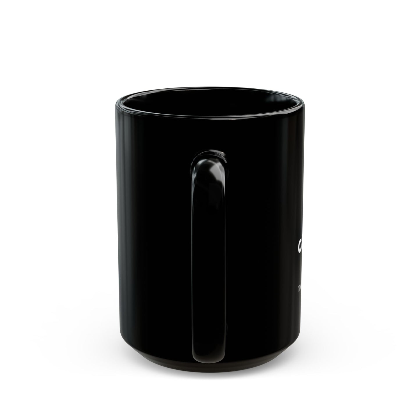 Category Killer Black Ceramic Mug — Bold Statement Coffee Cup (11oz & 15oz)